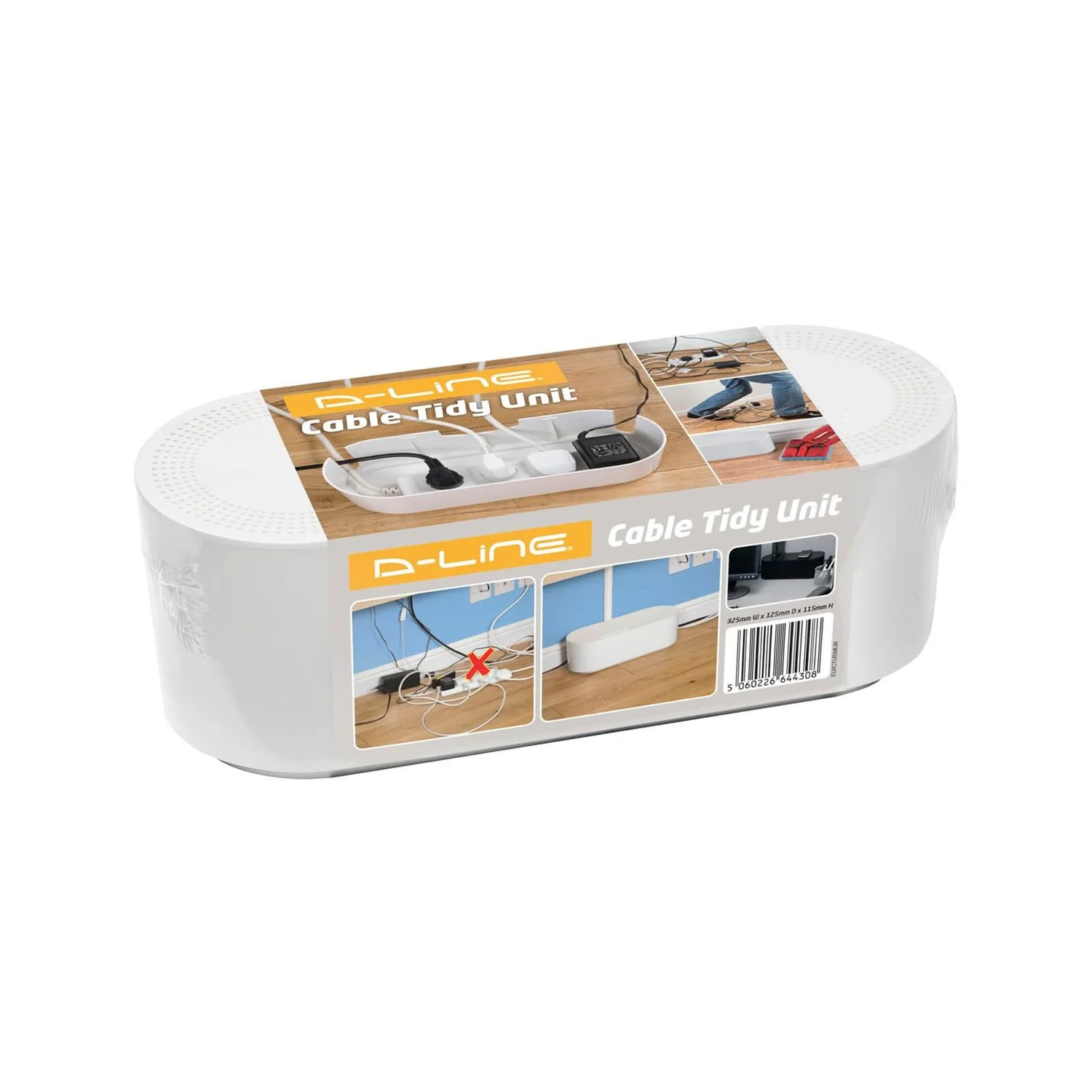 D-Line Cable Tidy Unit Small White 6 D-Line Cable Tidy Unit Small White - Image 6