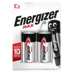 Energizer MAX Alkaline C Batteries - 2 Pack