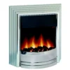 Dimplex Castillo Optiflame® Freestanding 2kW Electric Fire Freestanding - Silver & Chrome