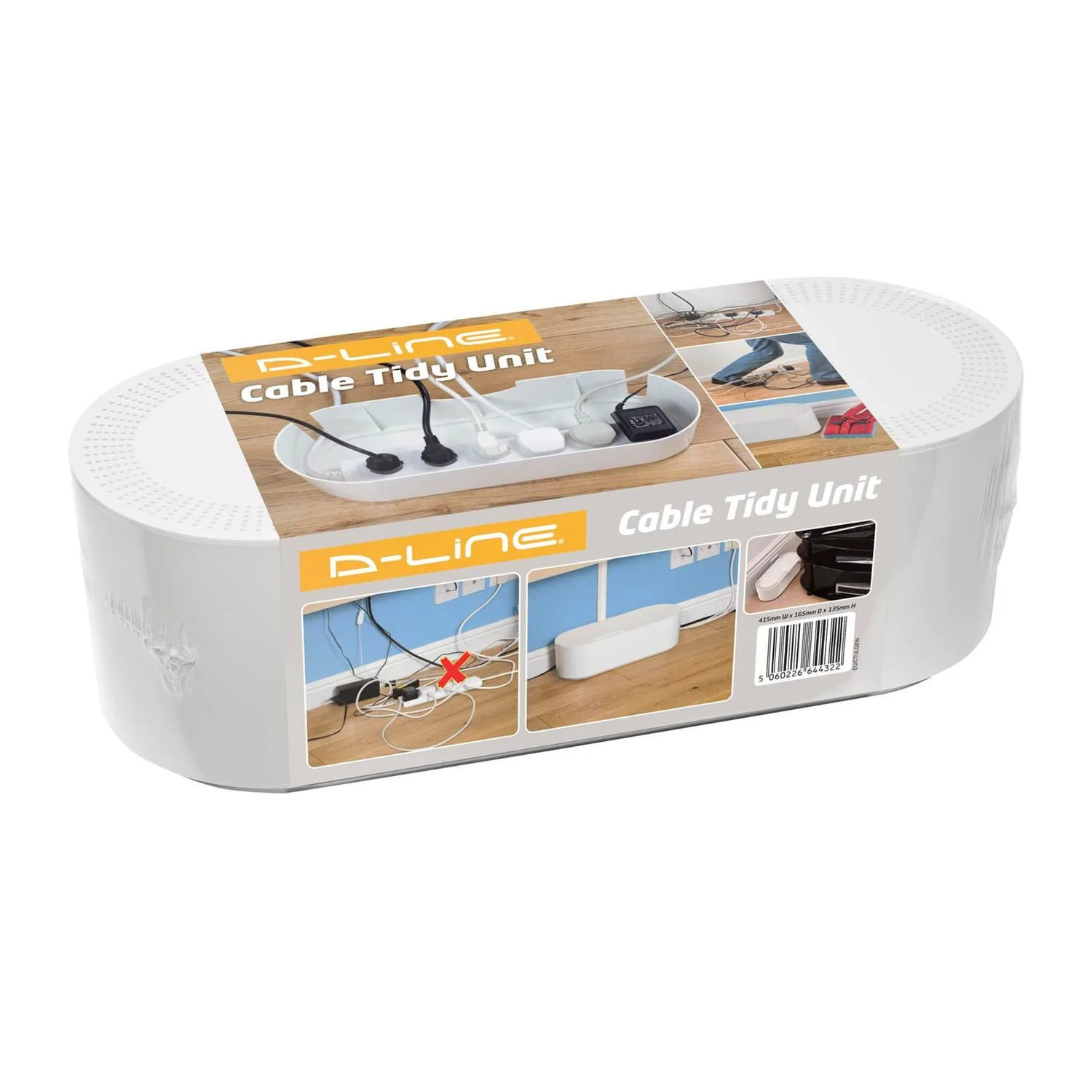 D-Line Cable Tidy Unit Large White 5 D-Line Cable Tidy Unit Large White - Image 5