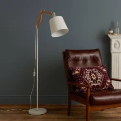 Caleb Floor Lamp - White -None || EGLO || Energizer Sales 12809239 8234832987395329