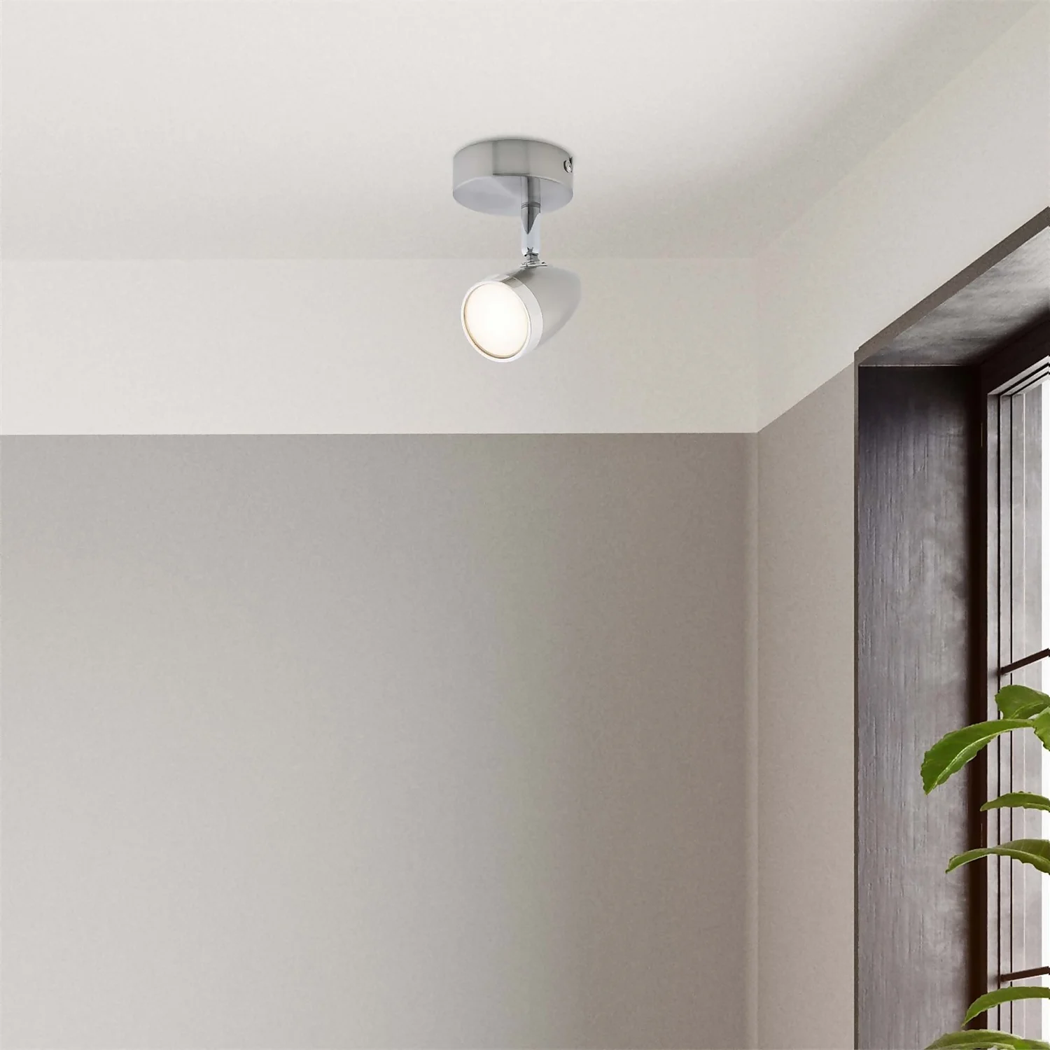 Vector 1 Bar LED Spotlight - Satin Nickel 2 Vector 1 Bar LED Spotlight - Satin Nickel - Image 2