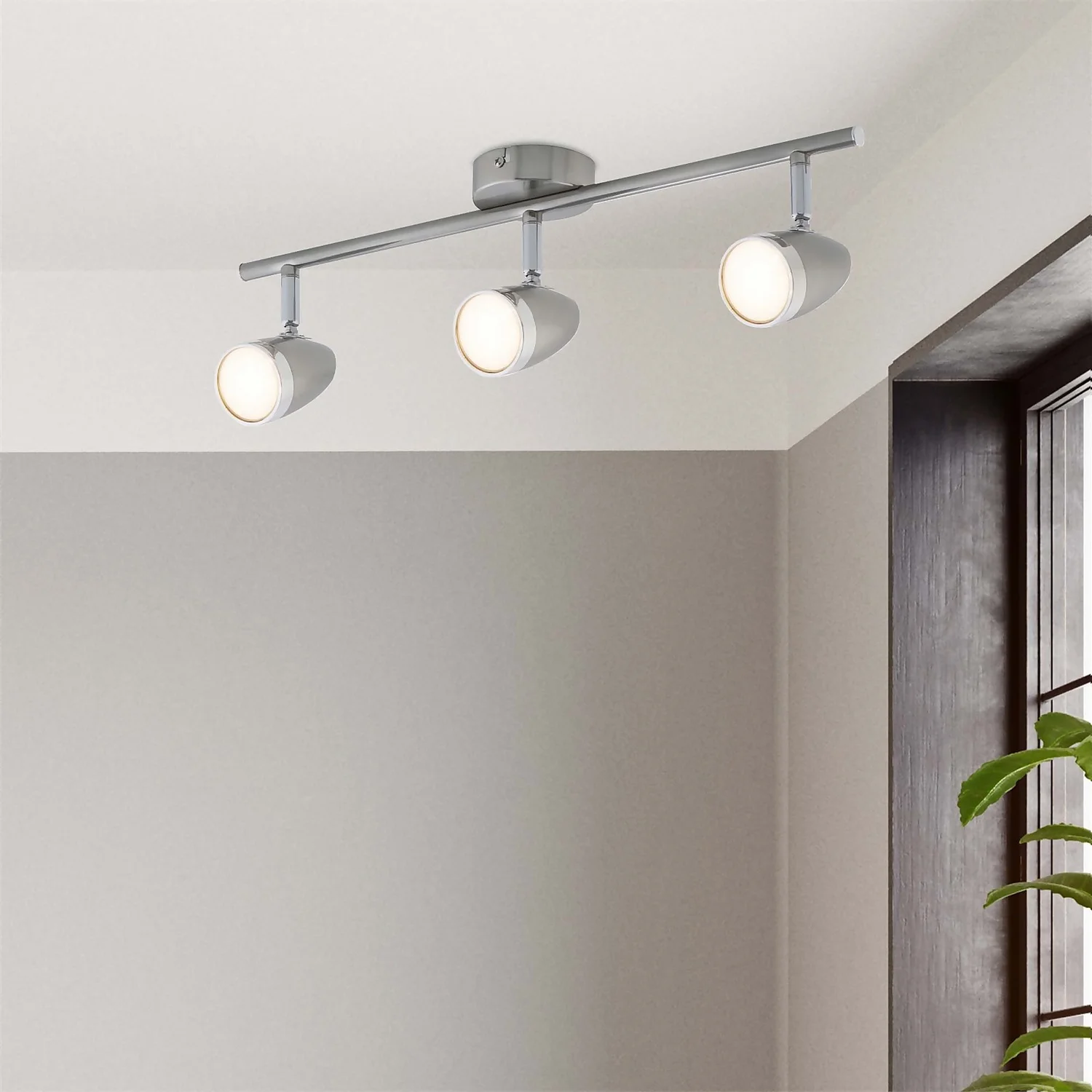 Vector 3 Bar LED Spotlight - Satin Nickel 2 Vector 3 Bar LED Spotlight - Satin Nickel - Image 2