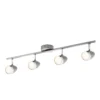 Vector 4 Bar LED Spotlight - Satin Nickel