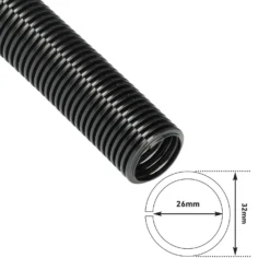 D-Line Cable Tidy Tube 32mm X 1.1m Black -None || EGLO || Energizer Sales 12810284 1194833169298832