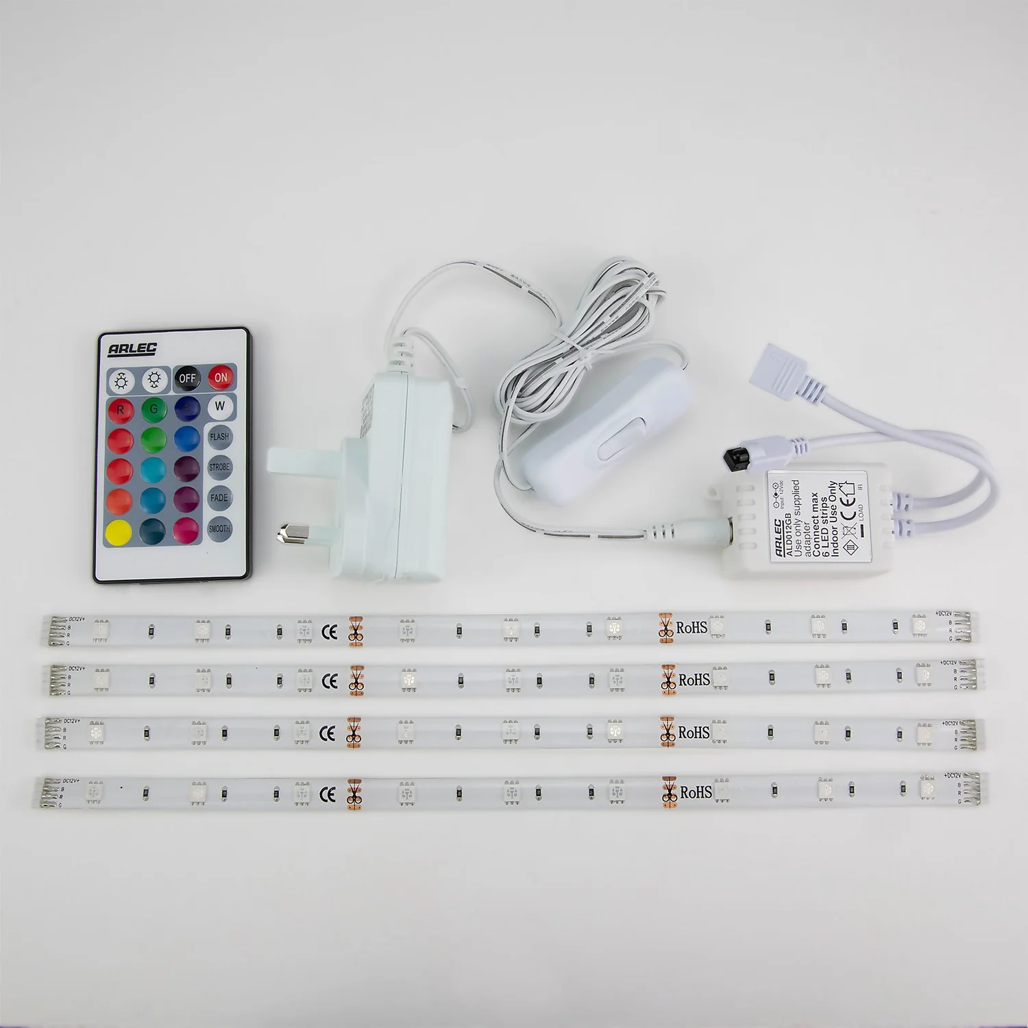 Colour Changing LED Flex Strip Light 4 Pack 9 Colour Changing LED Flex Strip Light 4 Pack - Image 9