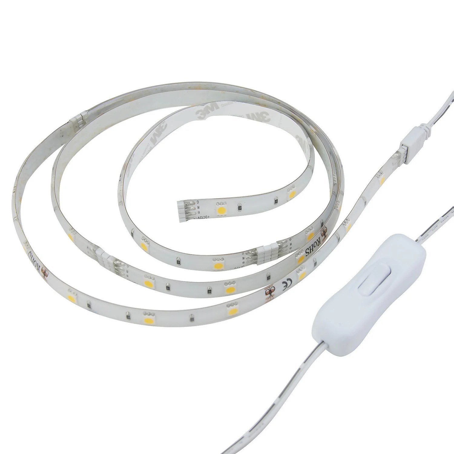 Warm White LED Flex Strip Light 4 Pack 2 Warm White LED Flex Strip Light 4 Pack - Image 2