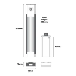 Arlec Lithium PIR LED Light Bar 28cm -None || EGLO || Energizer Sales 12813238 1255007580265661