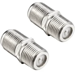 Ross Satellite Cable Couplers Nickel 2 Pack