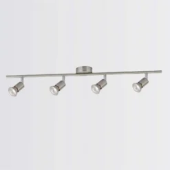 Rochdale 4 Lamp Spotlight Bar - Brushed Stainless Steel -None || EGLO || Energizer Sales 12813665 1104843086075591