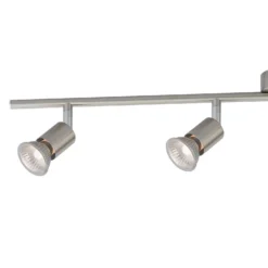 Rochdale 4 Lamp Spotlight Bar - Brushed Stainless Steel -None || EGLO || Energizer Sales 12813665 1584843086139323