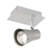 Swansea 1x 35W Spotlight - Brushed Stainless Steel