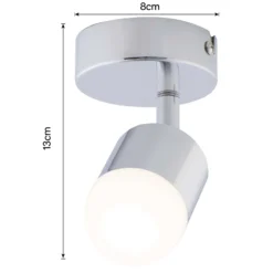 Pallas 1x 5W LED Spotlight - Chrome -None || EGLO || Energizer Sales 12813802 5494843086897693