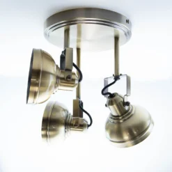 Ditavon 3x 35W Spotlight - Antique Brass -None || EGLO || Energizer Sales 12813803 6924967163036135