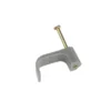 Masterplug Twin & Earth Cable Clips 10mm Grey 20 Pack