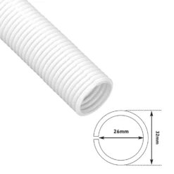 D-Line Cable Tidy Tube 32mm X 1.1m White -None || EGLO || Energizer Sales 12814535 7504833201040092