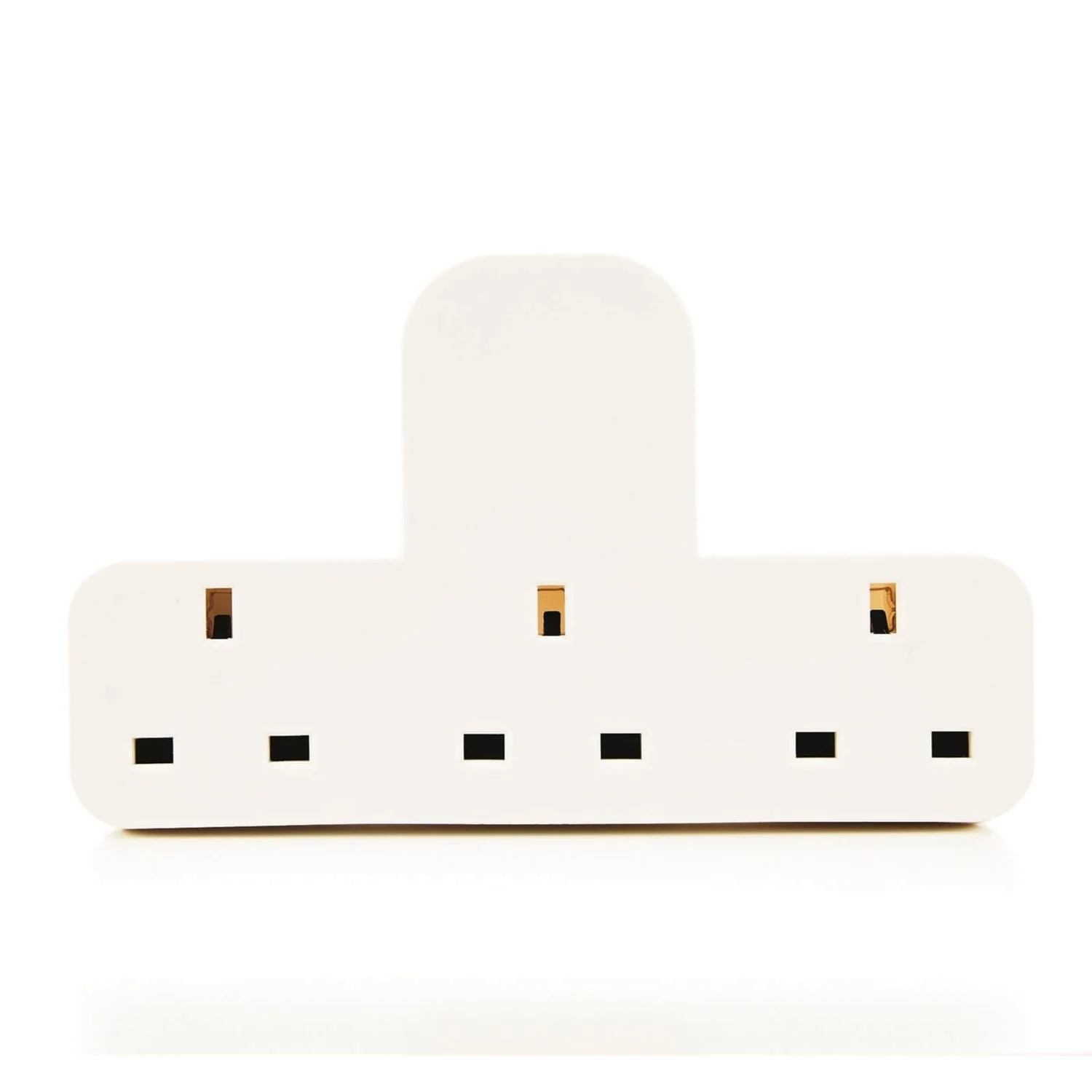 Arlec 3 Socket Fused Adaptor White 1 Arlec 3 Socket Fused Adaptor White