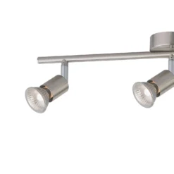 Rochdale 3 Lamp Spotlight Bar - Brushed Stainless Steel 8 Rochdale 3 Lamp Spotlight Bar - Brushed Stainless Steel -None || EGLO || Energizer Sales 12815760 2274843350383373