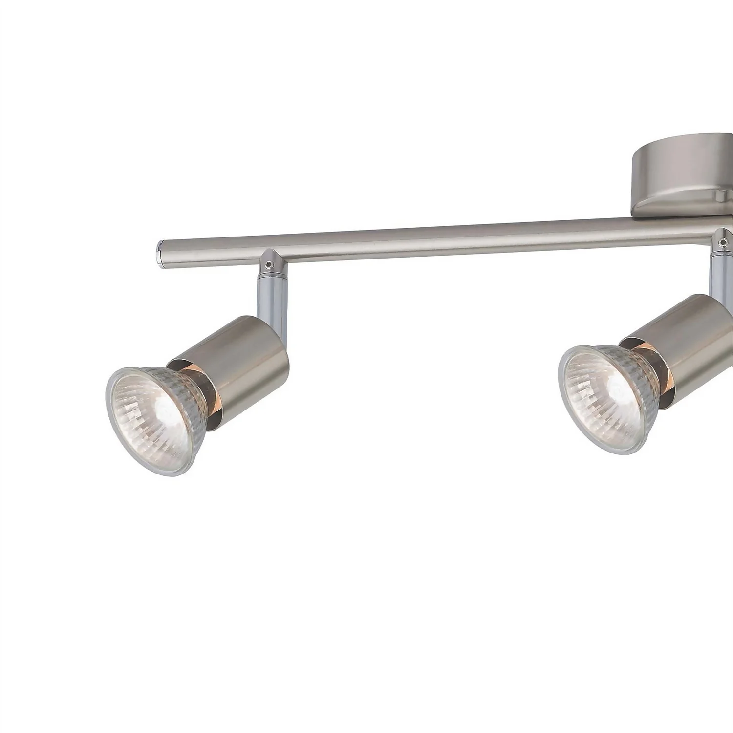 Rochdale 3 Lamp Spotlight Bar - Brushed Stainless Steel 4 Rochdale 3 Lamp Spotlight Bar - Brushed Stainless Steel - Image 4