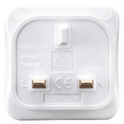 Masterplug USB Charger White -None || EGLO || Energizer Sales 12816419 2064832990037087