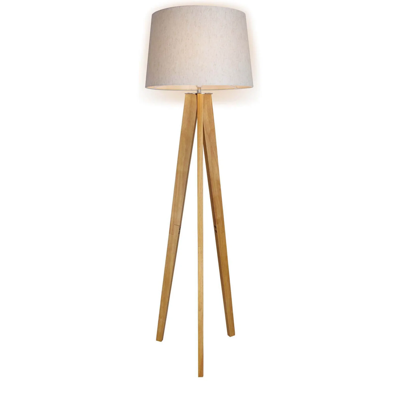 Poppy Tripod Floor Lamp - Natural 3 Poppy Tripod Floor Lamp - Natural - Image 3