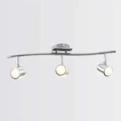 Phoenix 3 Lamp Round Spotlight - Chrome -None || EGLO || Energizer Sales 12816704 8474843348067121