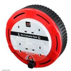 Masterplug 4 Socket Cassette Reel 4m White -None || EGLO || Energizer Sales 12817014 1674833199519932