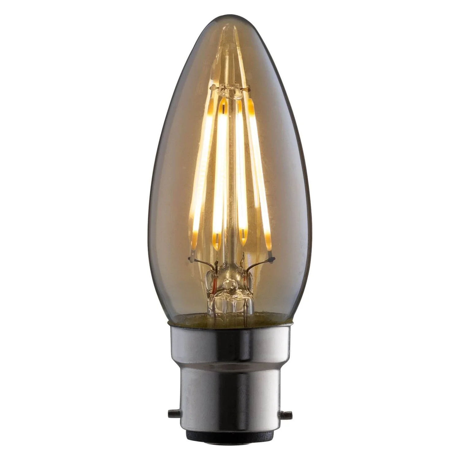 LED Filament Candle 4W B22 Vintage Light Bulb 1 LED Filament Candle 4W B22 Vintage Light Bulb