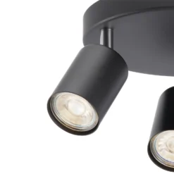 Travis 3 Light Spotlight Plate - Black -None || EGLO || Energizer Sales 12818059 1924843359641688