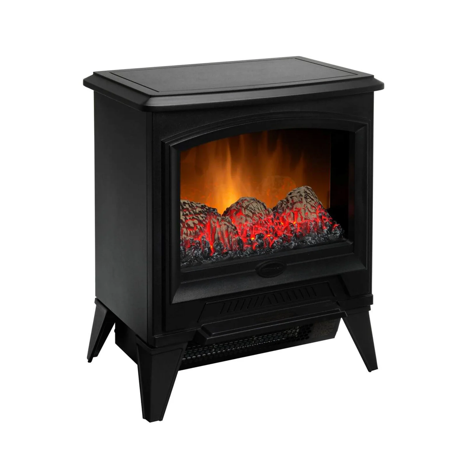 Dimplex Casper Optiflame® 2kW Freestanding Electric Stove With Realistic Log Effect Fuel Bed - Black 3 Dimplex Casper Optiflame® 2kW Freestanding Electric Stove With Realistic Log Effect Fuel Bed - Black - Image 3