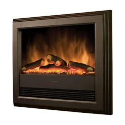 Dimplex Bach Optiflame® Electric Fire With Wall Mounted Fitting - Black