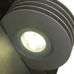 Lutec Split LED Up & Down Outdoor Wall Light - Anthracite -None || EGLO || Energizer Sales 12819091 1674952691603195