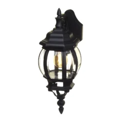 Lutec Canterbury E27 Outdoor Wall Lantern - Black 7 Lutec Canterbury E27 Outdoor Wall Lantern - Black -None || EGLO || Energizer Sales 12819092 1504840987871118