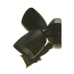 Lutec Shrimp Twin Head LED PIR Outdoor Wall Light - Black -None || EGLO || Energizer Sales 12819180 2034832983295145