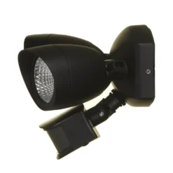 Lutec Shrimp Twin Head LED PIR Outdoor Wall Light - Black -None || EGLO || Energizer Sales 12819180 7854832983214574