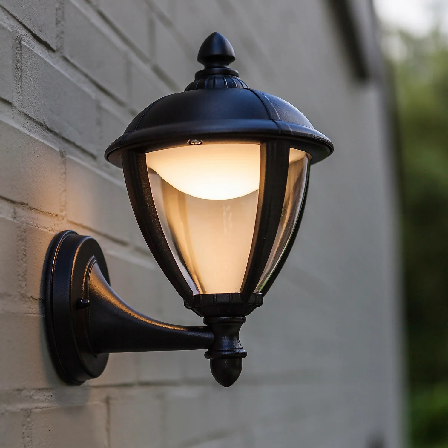 Lutec Unite LED Outdoor Wall Lantern - Black 2 Lutec Unite LED Outdoor Wall Lantern - Black - Image 2