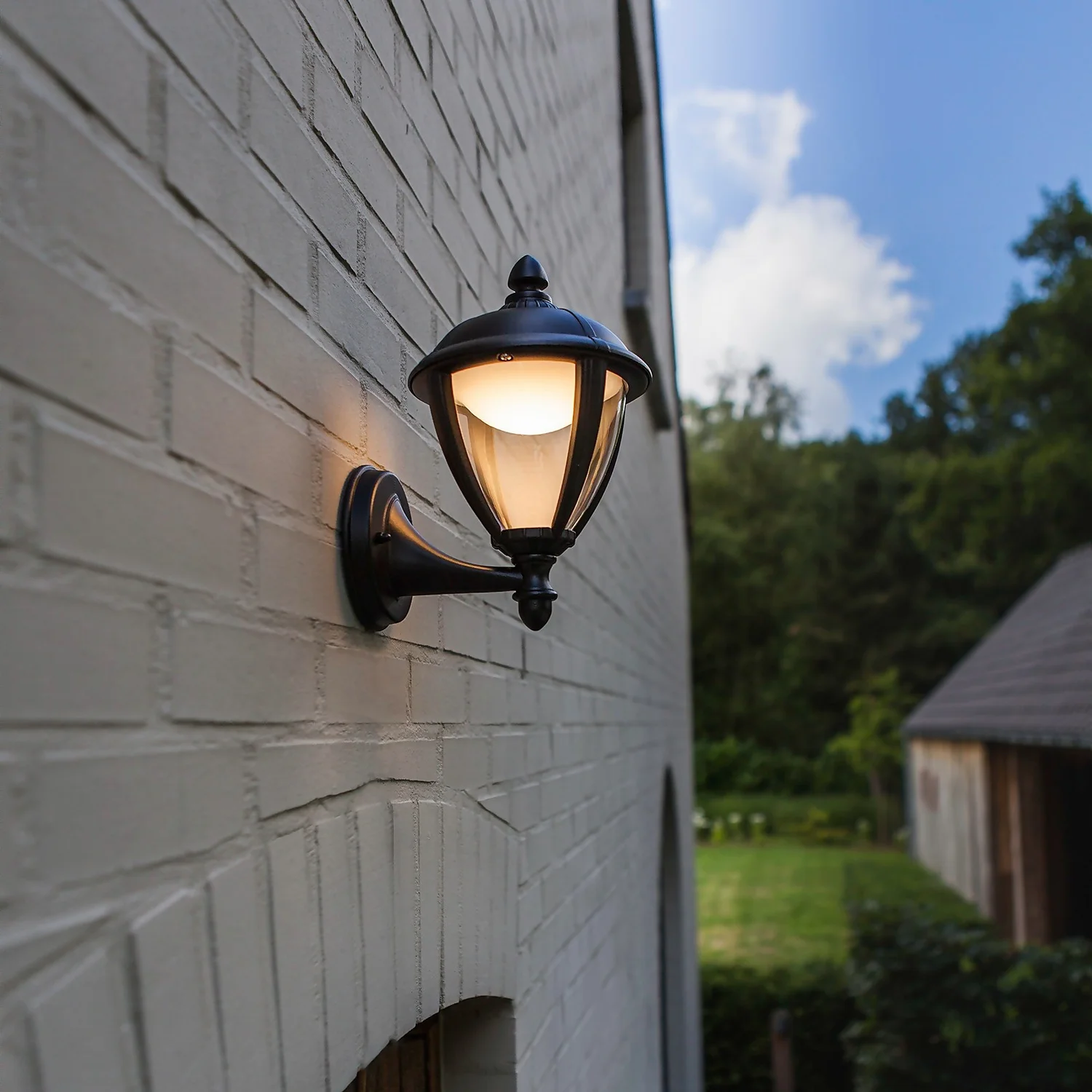 Lutec Unite LED Outdoor Wall Lantern - Black 3 Lutec Unite LED Outdoor Wall Lantern - Black - Image 3