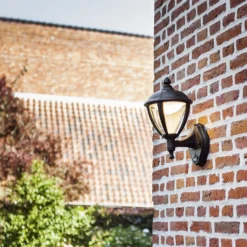 Lutec Unite LED PIR Outdoor Wall Light - Black -None || EGLO || Energizer Sales 12819194 2504952877430275