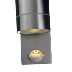 Lutec Rado Up/Down PIR Outdoor Wall Light - Stainless Steel -None || EGLO || Energizer Sales 12819275 6494832986343046