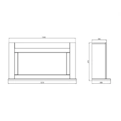 Suncrest Lumley Electric Fire Suite With Flat To Wall Fitting - White 11 Suncrest Lumley Electric Fire Suite With Flat To Wall Fitting - White -None || EGLO || Energizer Sales 12820164 1194993139262363