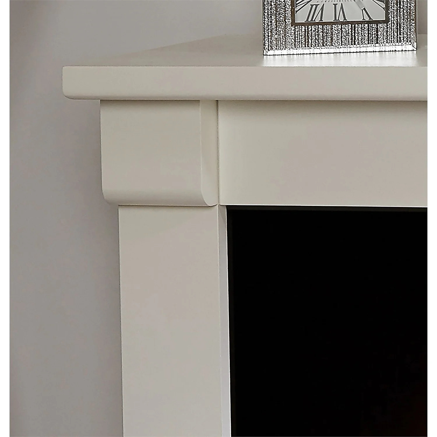 Suncrest Bradbury Electric Fire Suite With Flat To Wall Fitting - White 4 Suncrest Bradbury Electric Fire Suite With Flat To Wall Fitting - White - Image 4