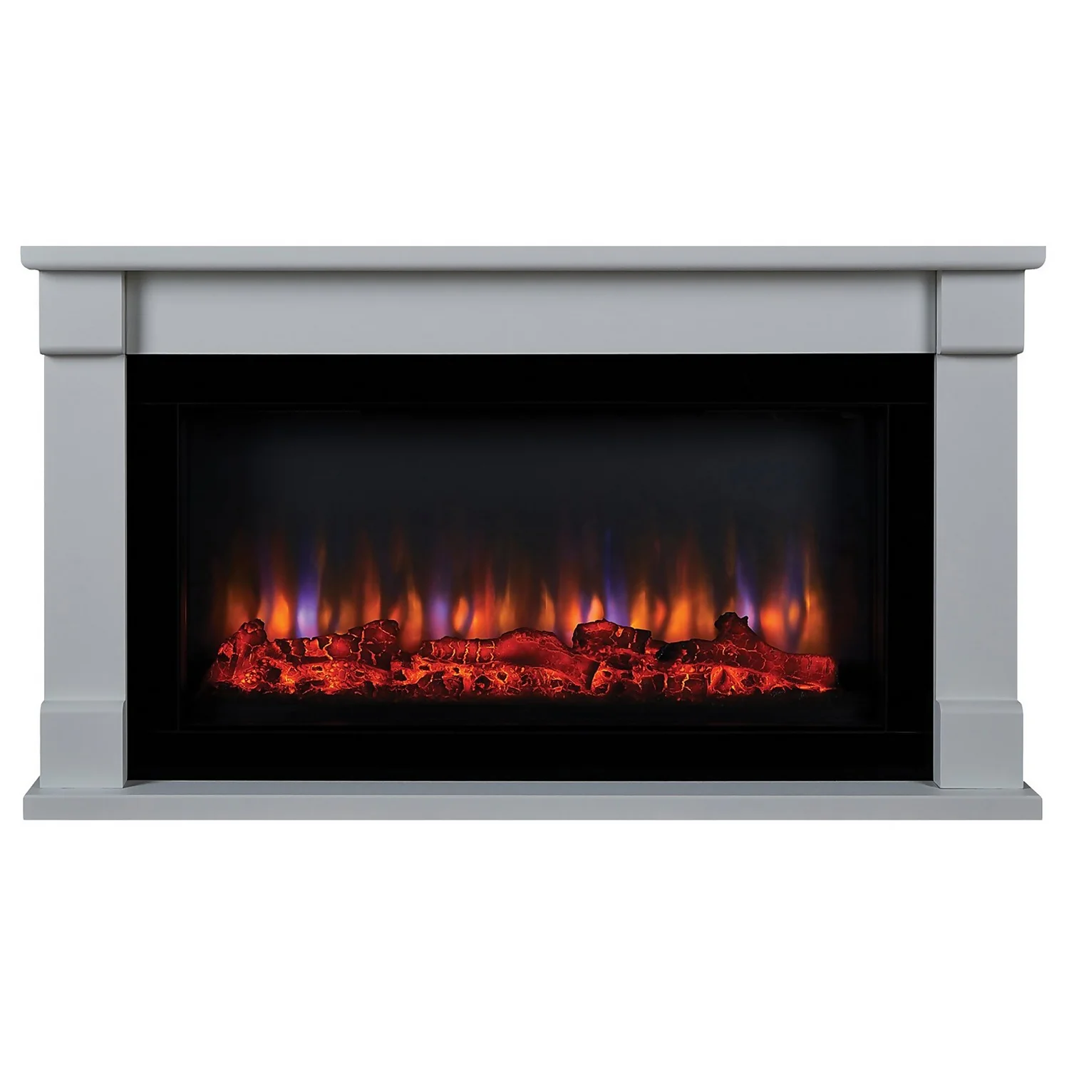 Suncrest Bradbury Electric Fire Suite With Flat To Wall Fitting - White 1 Suncrest Bradbury Electric Fire Suite With Flat To Wall Fitting - White