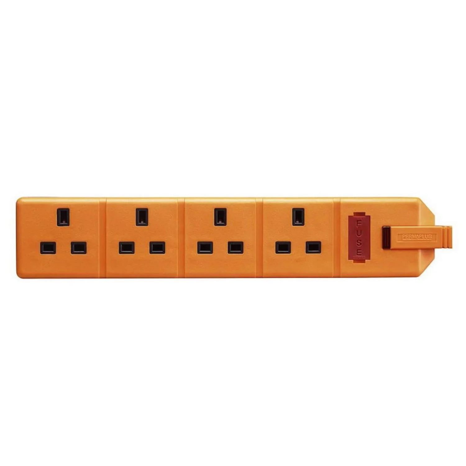 Masterplug 4 Socket Heavy Duty Rewirable Trailing Socket Orange 3 Masterplug 4 Socket Heavy Duty Rewirable Trailing Socket Orange - Image 3