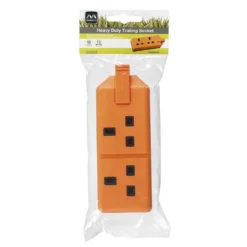 Masterplug 2 Socket Heavy Duty Rewirable Trailing Socket Orange -None || EGLO || Energizer Sales 12820919 1074832957786292