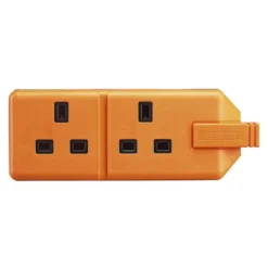 Masterplug 2 Socket Heavy Duty Rewirable Trailing Socket Orange -None || EGLO || Energizer Sales 12820919 2104832957621781