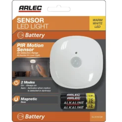 Arlec Square LED Motion Light -None || EGLO || Energizer Sales 12823696 2124833199175076