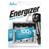 Energizer MAX PLUS Alkaline AA Batteries - 4 Pack