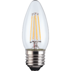 TCP Filament Candle Clear 40W ES Warm Dimmable Light Bulb