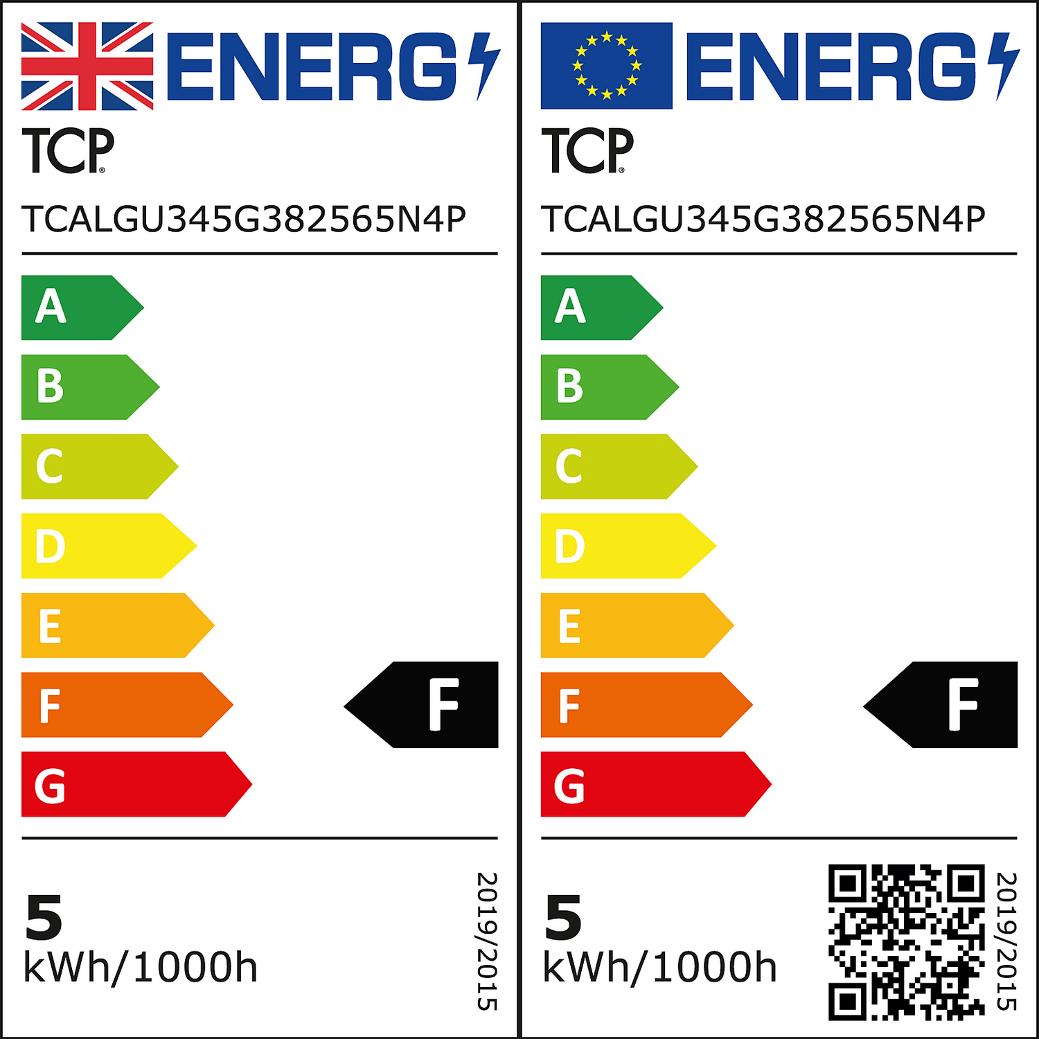 TCP LED Glass GU10 50W Cool Light Bulb - 4 Pack 5 TCP LED Glass GU10 50W Cool Light Bulb - 4 Pack - Image 5