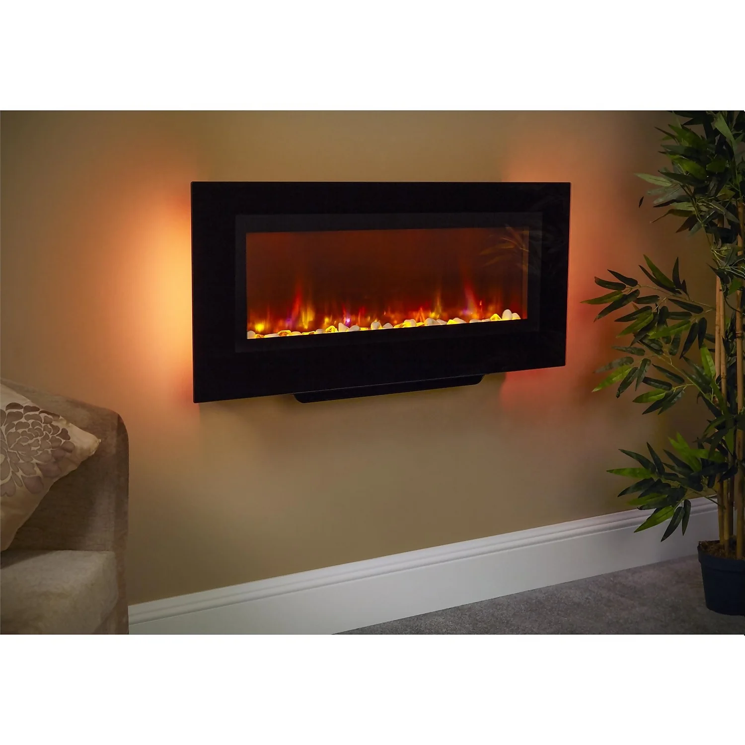 Suncrest Santos Wall Mount Electric Fire 1 Suncrest Santos Wall Mount Electric Fire